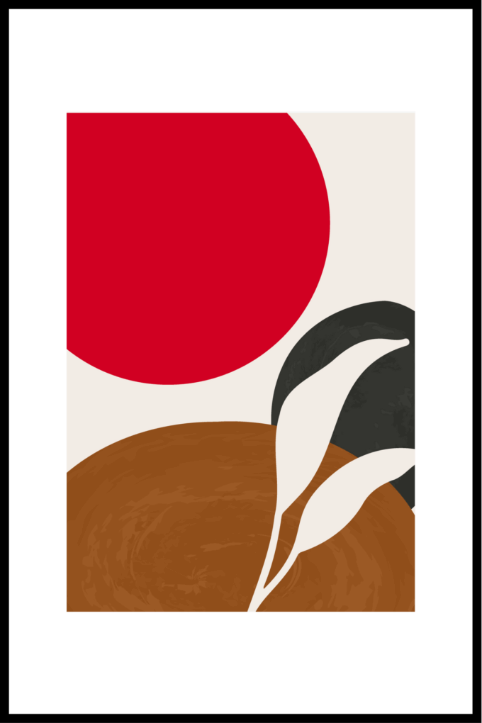 Abstrakt Botanik 3 Plakat 30x40 Cm Fra Simplyposter