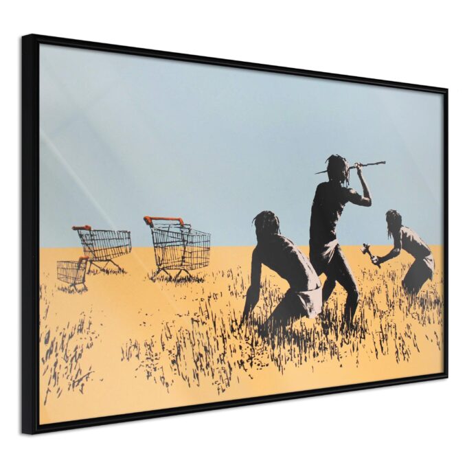 Plakat Trolley Hunters 60 X 40 Cm Sort Ramme Fra Boligcenter