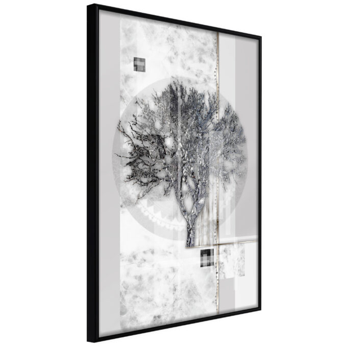 Artgeist Plakat Med Ramme Sign Of Winter Guld 20x30 Fra Artgeist