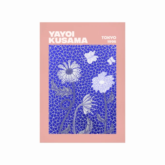 Yayoi Kusama Plakat Flowers Fra Designplakater