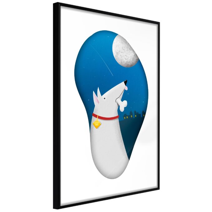 Plakat Dog Dreams 40 X 60 Cm Sort Ramme Fra Boligcenter