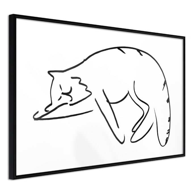 Plakat Cat&apos;s Dreams 90 X 60 Cm Sort Ramme Fra Boligcenter