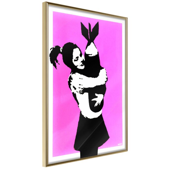 Plakat Bomb Hugger 40 X 60 Cm Guldramme Fra Boligcenter