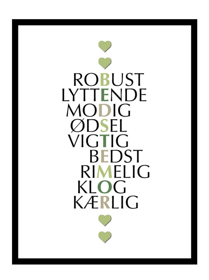 Bedstemor Citat Plakat Fra Egly Design