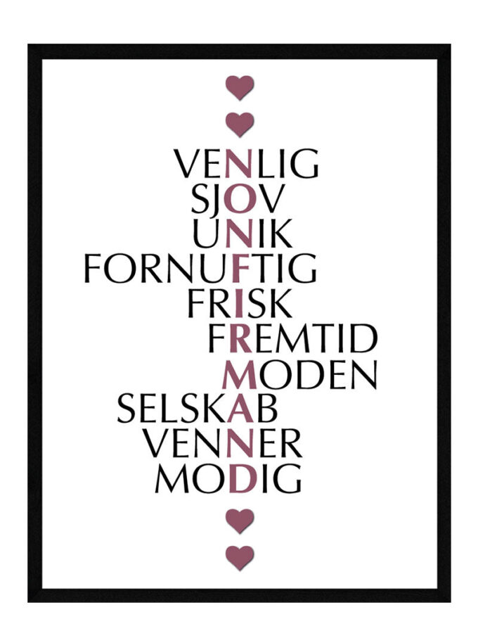 Nonfirmand Citat Plakat Fra Egly Design