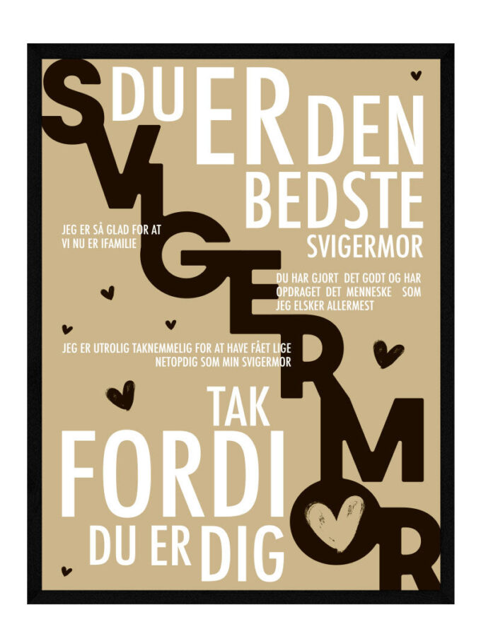 Svigermor Plakat Personlig Plakat Fra Postersbyus