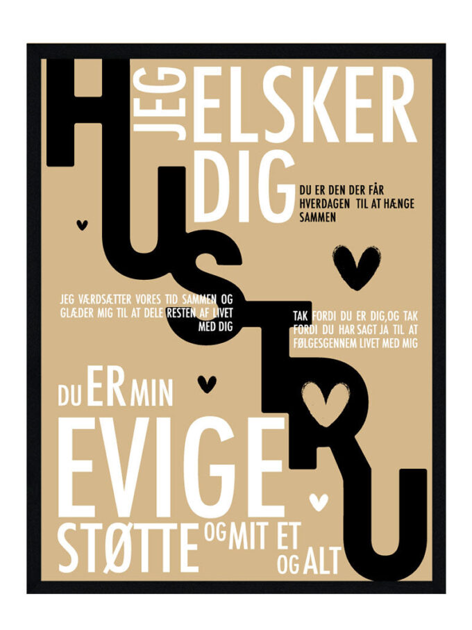 Hustru Plakat Personlig Plakat Fra Postersbyus