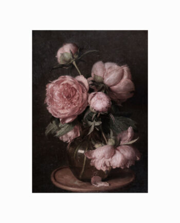 Antik Plakat  Still Life Of Rose