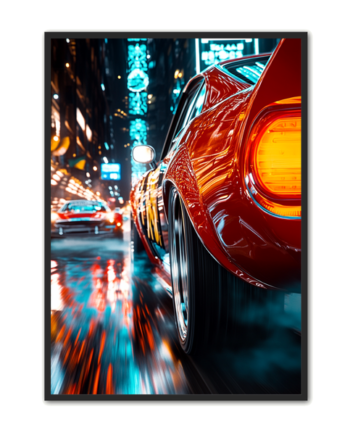 Bil Plakat 85 Klassisk Gadeløb