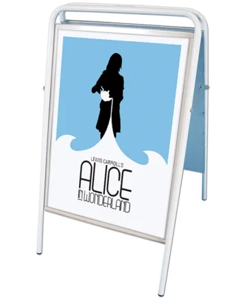 Expo Sign Gadeskilt  50   70 Cm  Hvid