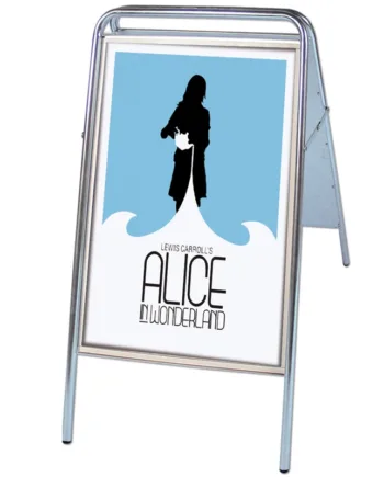 Expo Sign Gadeskilt  50   70 Cm  Sølv