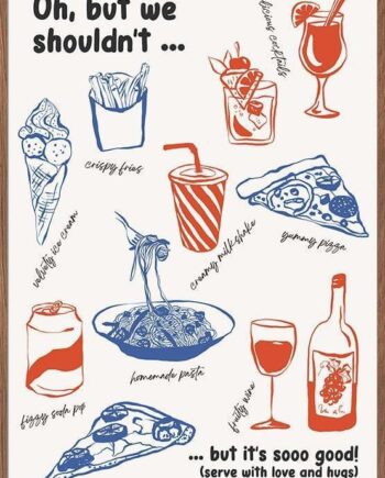 Retro Fastfood Plakat