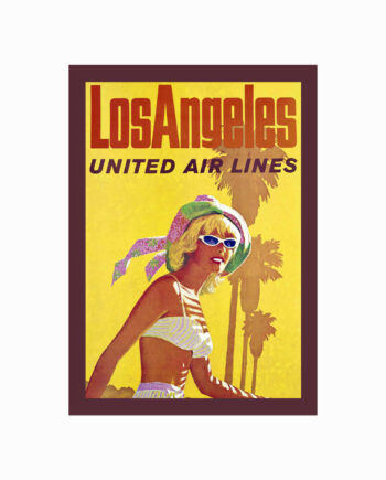 Retro Plakat  Los Angeles