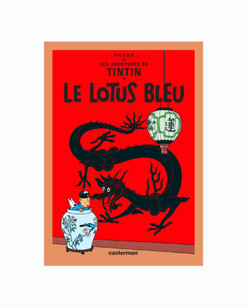 Tintin Plakat  Le Lotus Bleu  1936