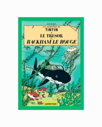 Tintin Plakat  Le Trésor De Rackham Le Rouge  1944