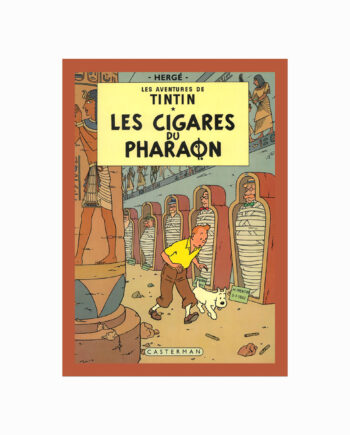 Tintin Plakat  Les Cigares Du Pharaon  1934