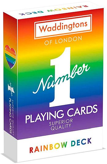 Waddingtons Number  : Rainbow Playing Cards  Spillekort